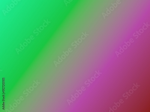 Smooth Gradient Colorful Green and Magenta Blending Abstract Background