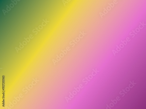 Modern Gradient Color Smooth Blending Green Yellow Pink Background