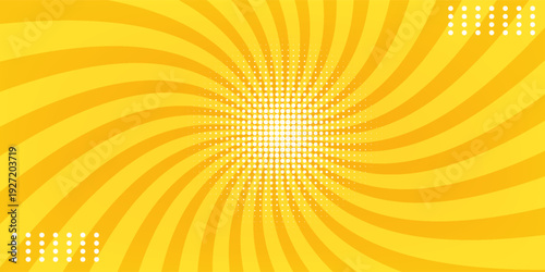 Simple comic book style explosion effect background.