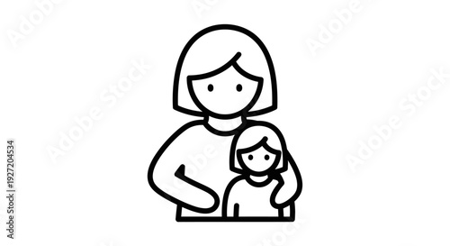 Mother's day celebration: heartwarming moments with loving families Vector