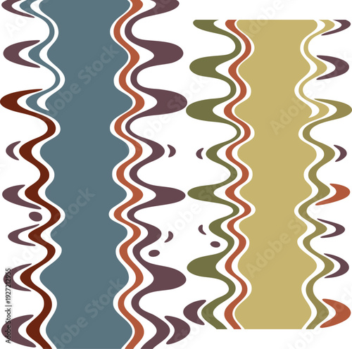Two lines with different colors. One is blue and the other is yellow. The blue line is on the left and the yellow line is on the right