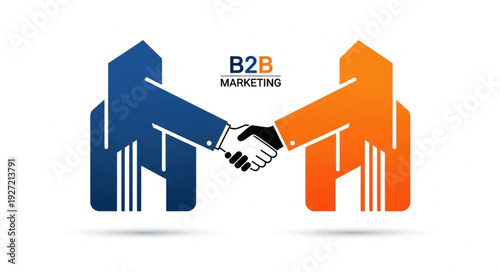 Business Partnership Handshake Corporate Logo Design.