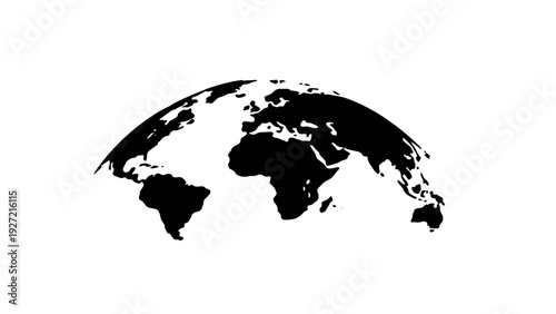 world map vector illustration, isolated PNG transparent background 