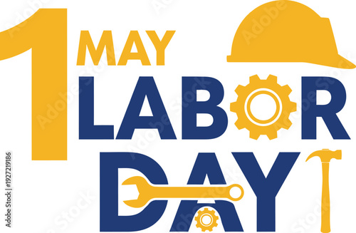 Celebrating labour day on may 1st with workers and tradespeople