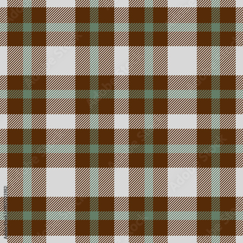Preppy texture check fabric, autumn textile seamless vector. Package plaid pattern background tartan in orange and gainsboro colors.