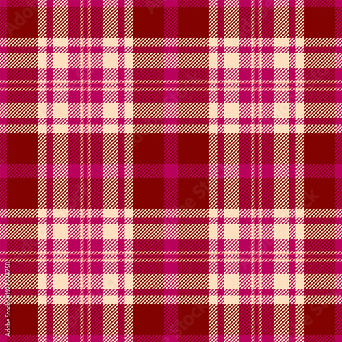 Seasonal plaid pattern inspired by New Year atmosphere. Perfect for holiday marketing, invitations, and printed goods. Seamless vectors maintain consistency.