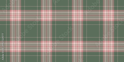 Minimalist fabric seamless check, picnic textile background plaid. 1940s pattern tartan texture vector in pastel and light colors.