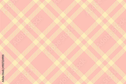 Scrapbook plaid fabric tartan, presentation texture seamless background. Machinery textile check vector pattern in light color.