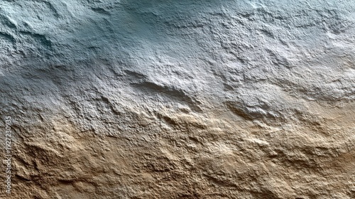 Rough Rock Texture with Blue and Tan Dual Lighting