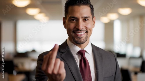 portrait of a handsome businessman