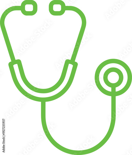 Stethoscope medical tool for listening to body sounds in healthcare