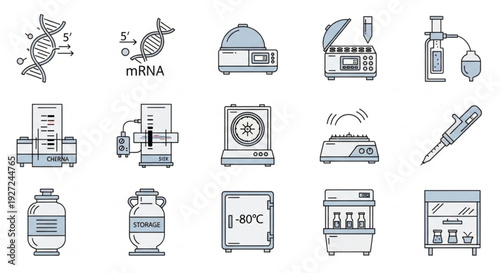 Collection of Laboratory Equipment and Scientific Instruments for Research and Experimentation Purposes