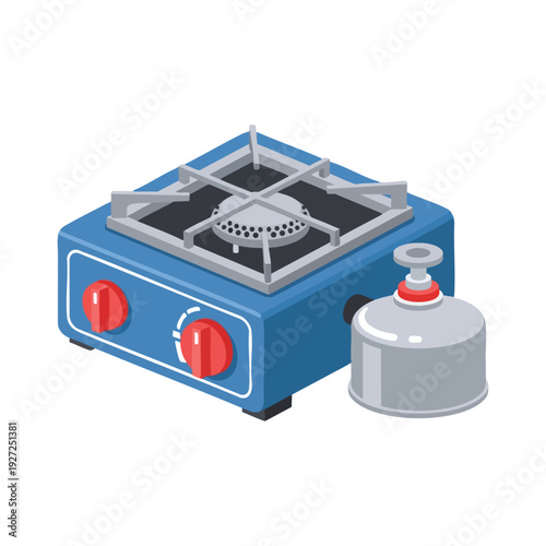 Portable Gas Stove and Propane Tank