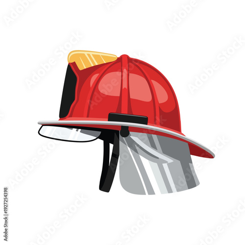 Firefighter Helmet with Rescue Equipment Emergency Safety Gear and Personal Protective Equipment for Fire Service Teams