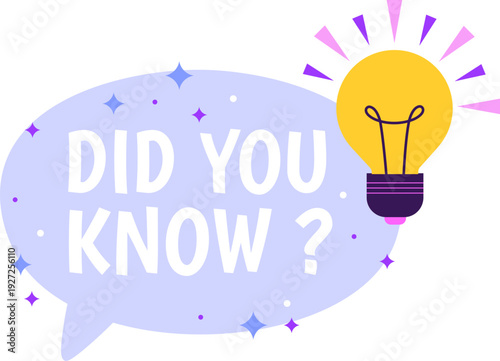 Interesting trivia tag. Did you know fact web element