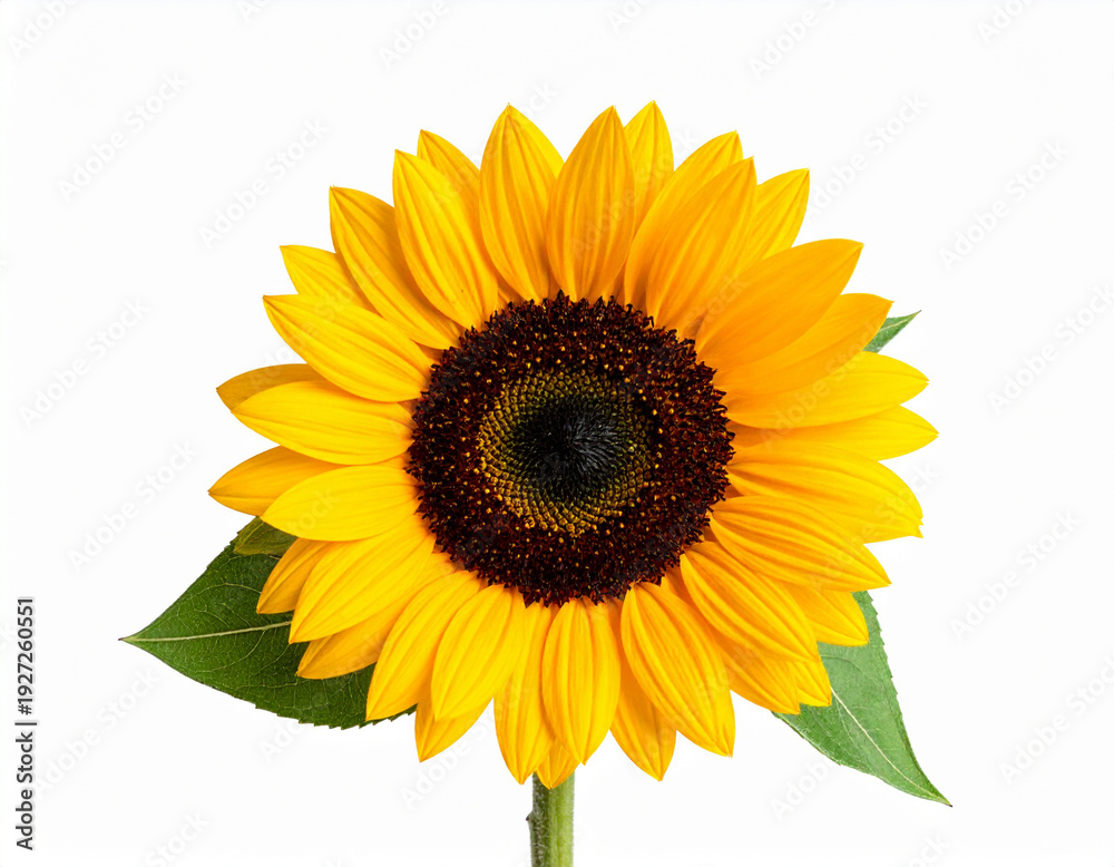 Obraz premium sunflower isolated on white