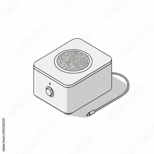 Outline Simple Humidifier Appliance Icon Illustration Design for Home Appliance