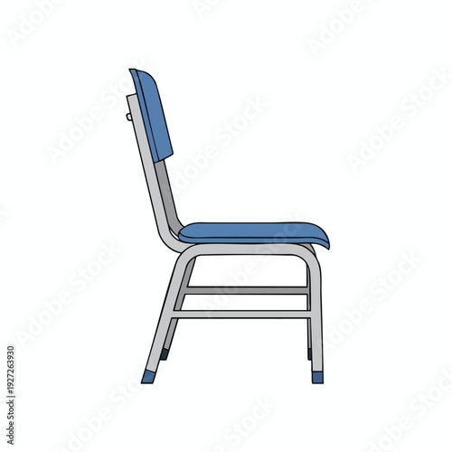 Simple Modern Office Chair Illustration