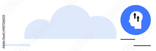 Cloud computing. Cloud computing linked to innovation, growth, and data solutions. Cloud computing enhancing digital transformation, innovation, and sustainable tech solutions. For business