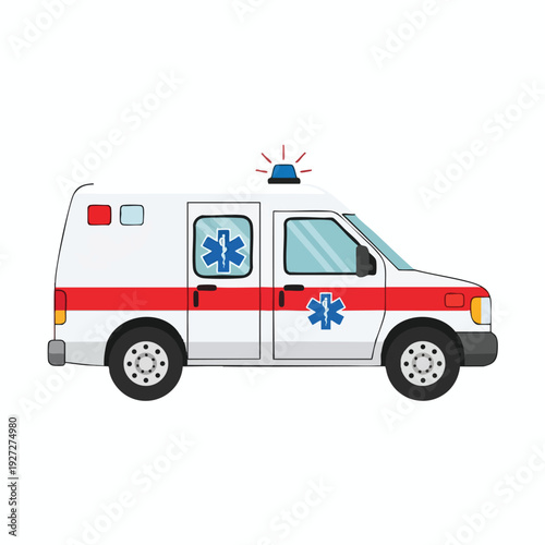 Modern Emergency Medical Vehicle for Ambulance Services and Rapid Response