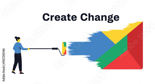 Create Change vector illustration