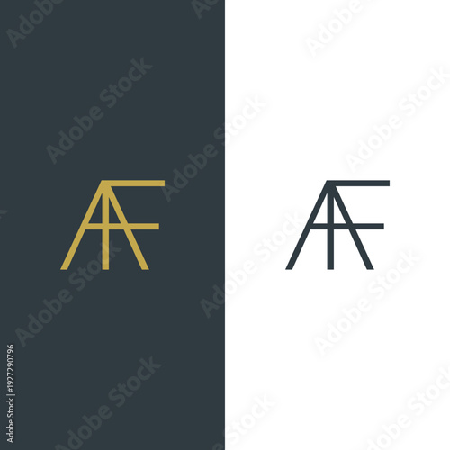 Minimalist Monogram Letter A Logo Design for Luxury Fashion and Boutique Brand Identity