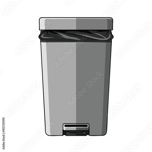 Modern Disinfectant Container with Lid for Hygiene and Sanitization