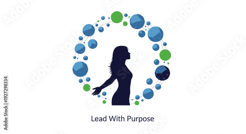 Leadership purpose vector logo