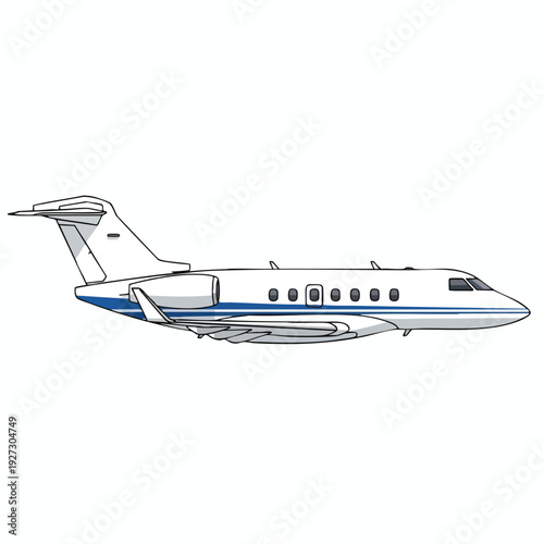 Luxury Private Jet Offering Comfortable and Stylish Travel Experience