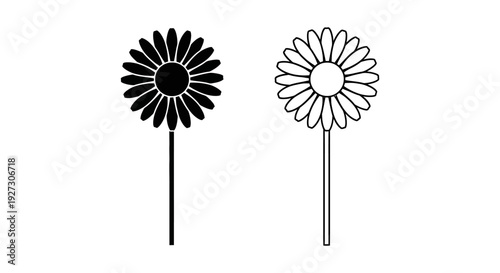 Mother's day dandelion flower illustration, perfect gift for mom on special occasion Vector