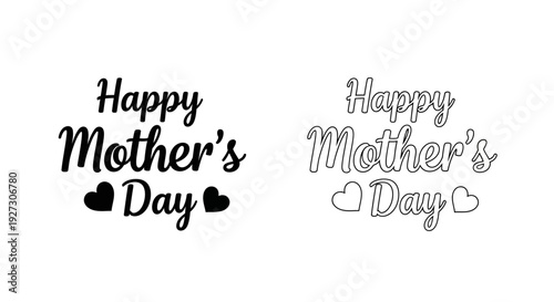Celebrate mother's day with heartfelt greetings and designs for cards, posters, and more Vector