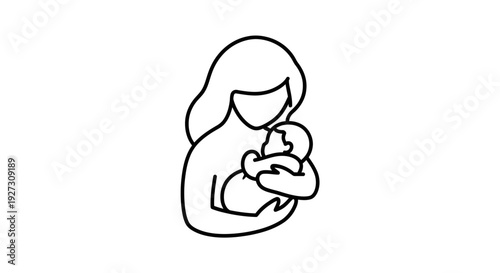 Mother's day celebration: a heartfelt embrace of love and care Vector