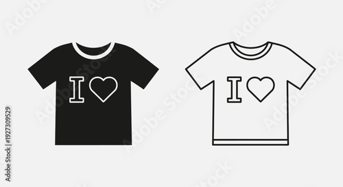 Mother's day t-shirt design with heart graphic for celebrating love and bonding Vector