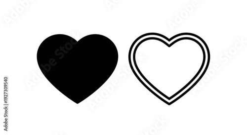 Mother's day heart symbols, love and care, celebrate with heartfelt designs Vector