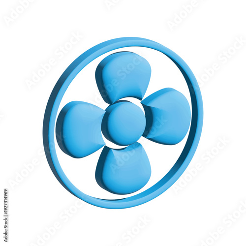 Air Fan icon design template