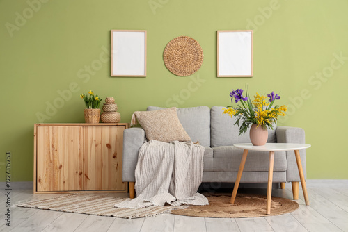 Interior of living room wit...