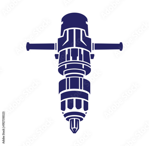 drill tool with handle for making holes in various materials