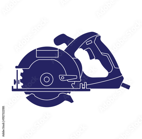 Circular power saw tool for cutting wood and other materials efficiently