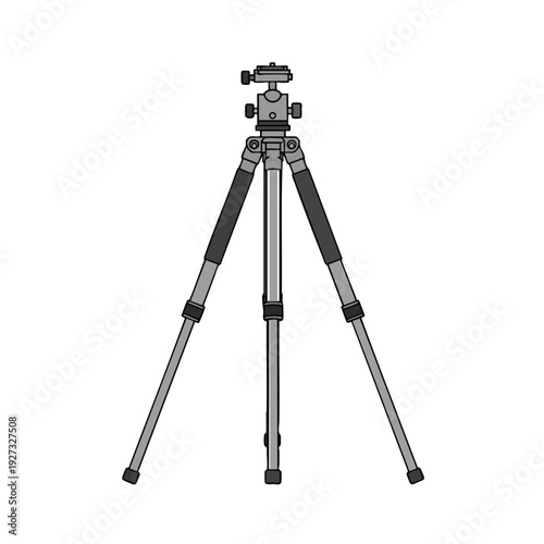 Professional Camera on Tripod for Photography and Videography