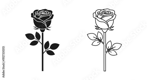 Sunny mountain peak icon design, mountain sunrise illustration, nature mountain art Vector