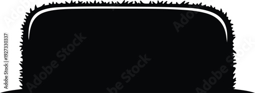 silhouette bale of hay farming harvest agriculture rural organic farm animal feed vector design