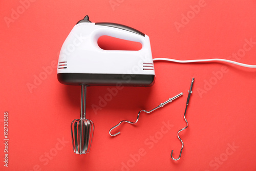 Electric mixer with chrome ...