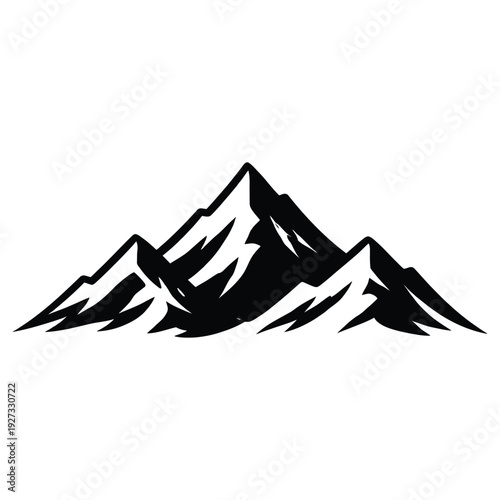 Mountain Silhouette Landscape Vector