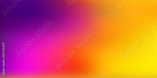 Abstract Blurred magenta purple yellow orange magenta purple background. Soft gradient backdrop with place for text. Vector illustration for your graphic design, banner, poster - Vector