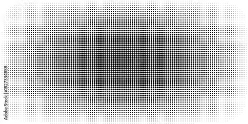 Halftone gradient. Dotted gradient, smooth dots spraying and halftones dot background seamless horizontal geometric pattern vector template set modern circle background modern