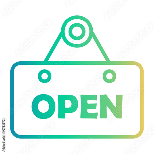 grocery Line Gradient Icon