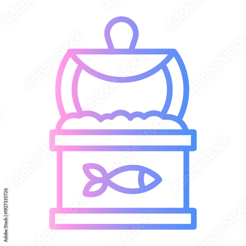 grocery Line Gradient Icon