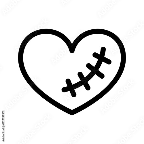 Heartbroken Icon Vector Symbol Design Illustration