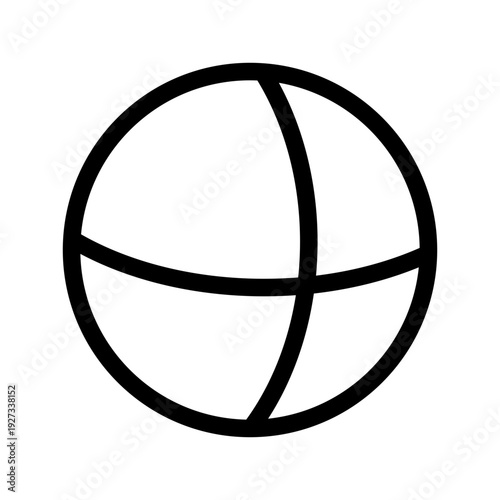 Sphere Icon Vector Symbol Design Illustration