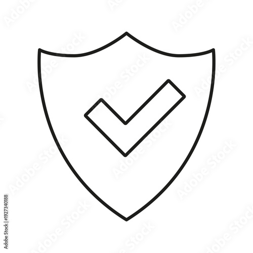 Shield With Checkmark Line Icon. Security Assurance, Protection, And Verified Safety Outline Symbol. Data Privacy, Trust, And Reliability. Editable Stroke. Isolated Vector Illustration Free Download Shield With Checkmark Line Icon. Security Assurance, Protection, And Verified Safety Outline Symbol. Data Privacy, Trust, And Reliability. Editable Stroke. Isolated Vector Illustration - GFXLoad